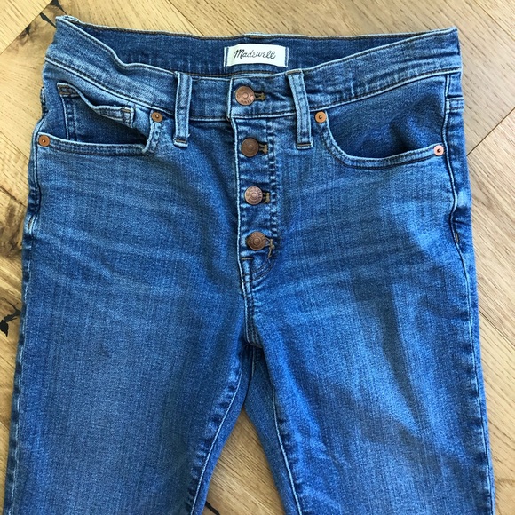 Madewell 9” button fly skinny jeans - Picture 2 of 5